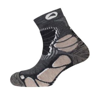 X1 Paire de Chaussettes Noir/Marron Homme Extra Light vue 0