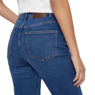 Jean Mom Bleu Femme Pieces Kesia vue 2