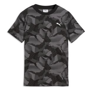 T-Shirt Noir Garçon Puma Ess Camo Aop vue 0