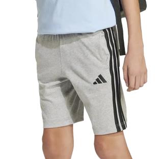 Short Gris Garçon Adidas J 3s Kn Sh 210 vue 0