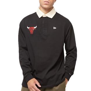 Polo Manches Longues Noir Homme New Era 60574488 pas cher