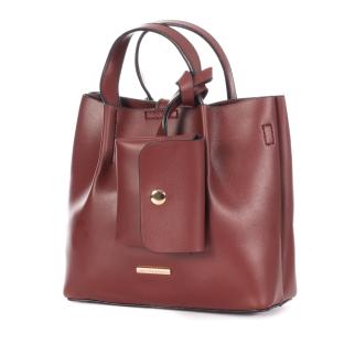 Sac à Main Rouge Femme Manoukian NOAM vue 2