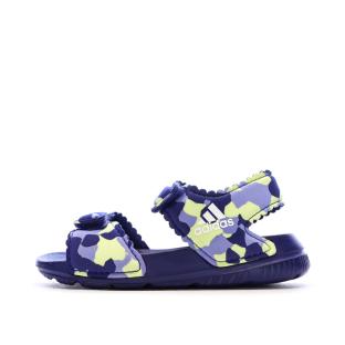 Sandales Bleu/Vert Bébé Adidas Altaswim C pas cher