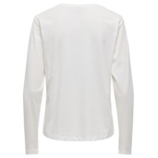 T-Shirt Manches Longues Blanc Femme JDY Rex vue 0