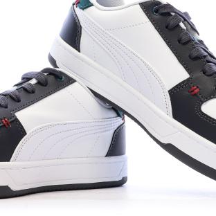 Baskets Gris/Blanc Junior Puma Caven 2.0 Mid 90s vue 7