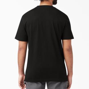 T-shirt Noir Homme Dickies Coton vue 2