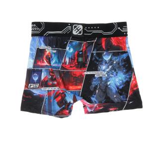 Boxer Noir/Marine à Imprimés Garçon Freegun FIG vue 2