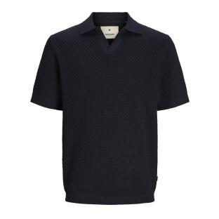 Polo Noir Homme Jack & Jones Paulin pas cher
