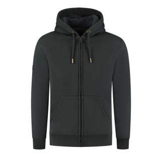 Sweat Zippé Noir Homme Superdry Borg pas cher