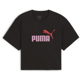 Crop top Noir/Rose Clair Fille Puma 845346 pas cher