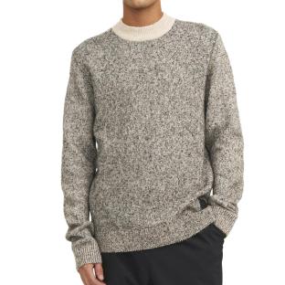 Pull Beige/Noir Homme Jack & Jones Space pas cher