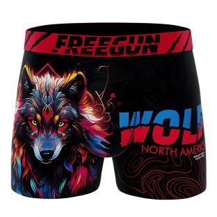 Boxers negros/rojos para niño de Freegun Loup ver 0