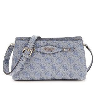 Sac à Bandoulière Bleu Femme Guess Katya vue 0