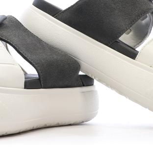 Claquettes Beige/Noire Femme Puma Suede vue 7