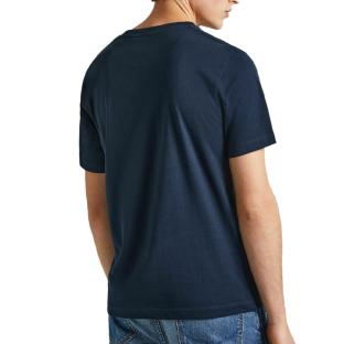 T-shirt Marine Homme Pepe jeans Connor vue 2