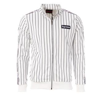 Veste Zippé Blanche Homme Supreme Grip STRIPES pas cher