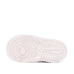 Baskets Blanches Garçon Nike Jordan 1 vue 5