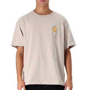 Beige Men's T-Shirt Converse High Summer Photo of the Espace des Marques %store% store - view of %key%