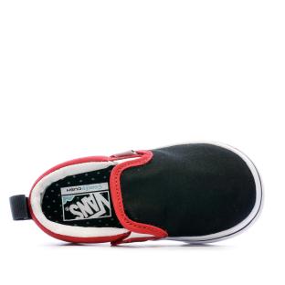 Baskets Noir/Rouge Garçon Vans Comfy vue 4