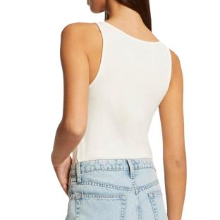 Débardeur Blanc Femme Morgan Dimli vue 2