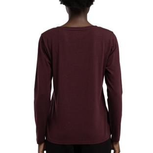 T-shirt Bordeaux Femme Teddy Smith Mianas vue 2