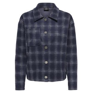 Chemise à Carreaux Bleu Femme JDY Filukka vue 0