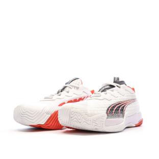 Chaussures de Padel Blanc/Rouge Homme Puma Nova Court vue 6