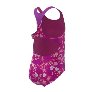 Maillot de bain Rouge/Violet Fille Nike Racerback vue 2
