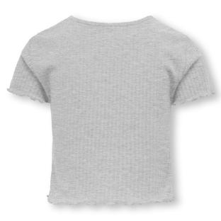 T-shirt Gris Fille Only Nella vue 0
