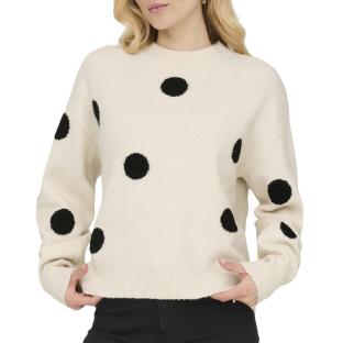Pull Blanc/Noir Femme JDY Monica vue 0