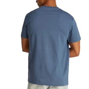 T-Shirt Marine Homme Calvin Klein Jeans Brush Stroke Graphic vue 2