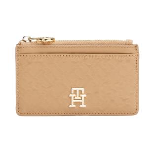 Porte Cartes Beige Femme Tommy Hilfiger Distinct pas cher