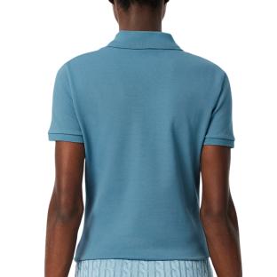 Polo Bleu Femme Lacoste PF5462 vue 2
