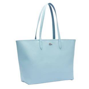 Sac Cabas Bleu Clair Femme Lacoste Forget vue 0