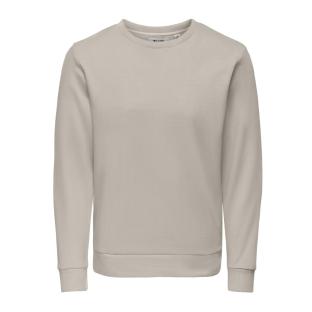 Sweat Beige Homme Only & Sons Chase pas cher