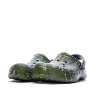 Sandales Crocs Kaki Homme Baya Lined Printed Clog vue 6