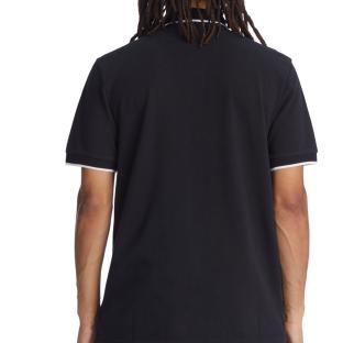 Polo Noir Homme Dc shoes Coldbrew vue 0