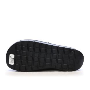 Claquettes Noir Homme Lacoste Strap CMA vue 0