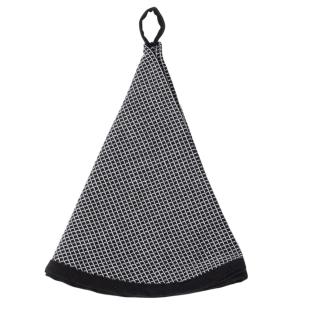 Torchon Noir/Blanc 60cm vue 0