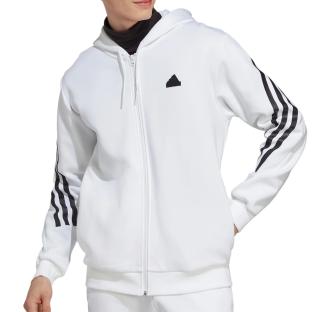Veste Blanche Noir Homme Adidas Fleece Espace des marques