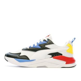 Baskets Blanches/Rouge/Bleu Homme Puma X-Ray Lite pas cher