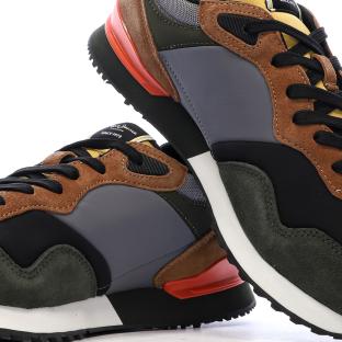Baskets Marine/Kaki/Rouge Homme Pepe jeans Brit Road M vue 0