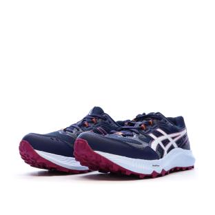 Chaussures de trail Marine/Bleu/Rose Femme Asics Gel-sonoma 7 vue 6