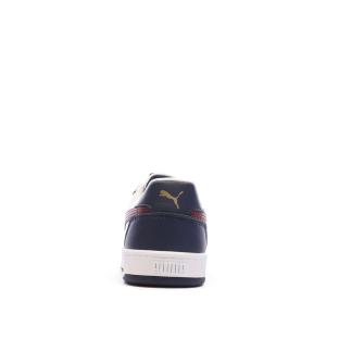 Baskets Blanches/Bordeaux/Noires Garçon Puma Caven vue 3