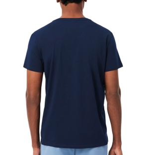 T-Shirt Marine Homme Lacoste TH5077 vue 0