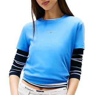 T-shirt Bleu Femme Tommy Hilfiger Tjw Reg vue 0