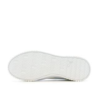 Baskets Beige/Blanc Femme Puma Carina vue 5