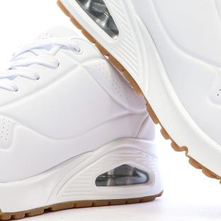 Baskets Blanches Femme Skechers Uno Stand On Air vue 7