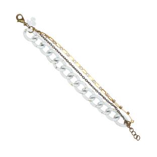 Bracelet chaîne blanc Femme Le Temps des Cerises pas cher