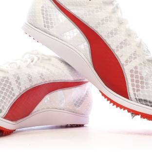 Baskets Blanches/Rouges Homme Puma Evospeed vue 7
